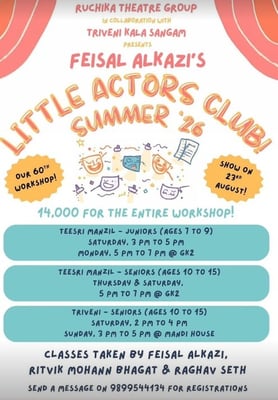 Triveni Kala Sangam-Drama Theatre for Kids