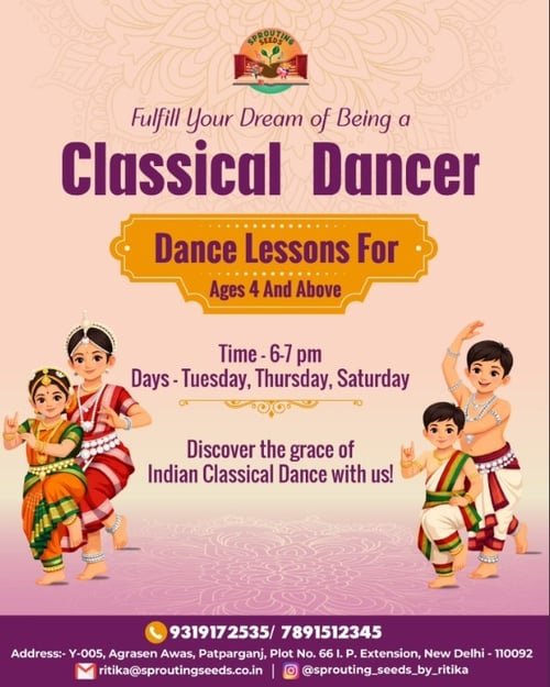 Sprouting Seeds by Ritika-Classical Dance Lessons