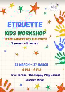 Iris Florets-Etiquette Workshop for Kids