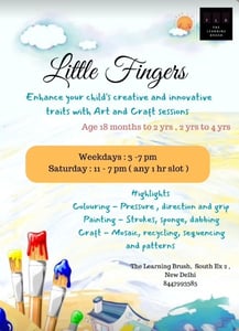 The Learning Brush-Toddler Art and Craft Program