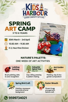 Kids Harbour-Spring Art Camp