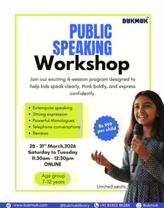 BUKMUK Library-Public Speaking Workshop