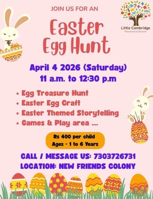 Little Cambridge-Easter Egg Hunt Workshop
