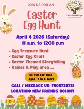 Little Cambridge-Easter Egg Hunt Workshop