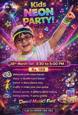 Learning Seeds-Kids Neon Party
