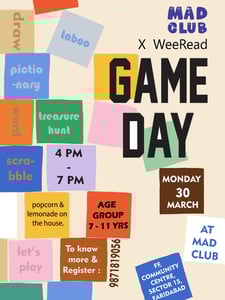 WeeRead Children's Book Club-Game Day for Kids