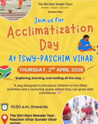 The Shri Ram Wonder Years-Acclimatization Day