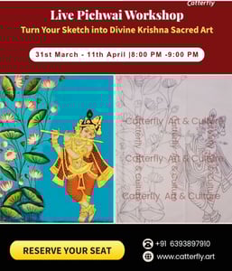 Catterfly Art and Culture-Live Pichwai Workshop