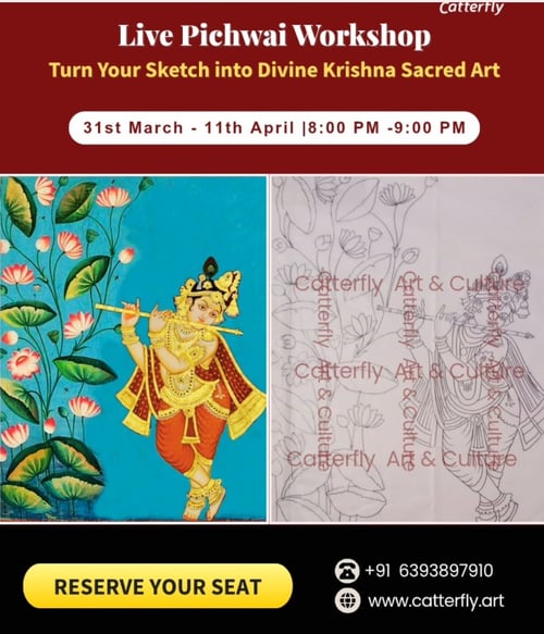 Catterfly Art and Culture-Live Pichwai Workshop