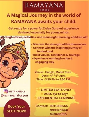 Hangin-Ramayana Workshop for Kids