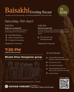 Sunder Nursery Park-Baisakhi Evening Bazaar