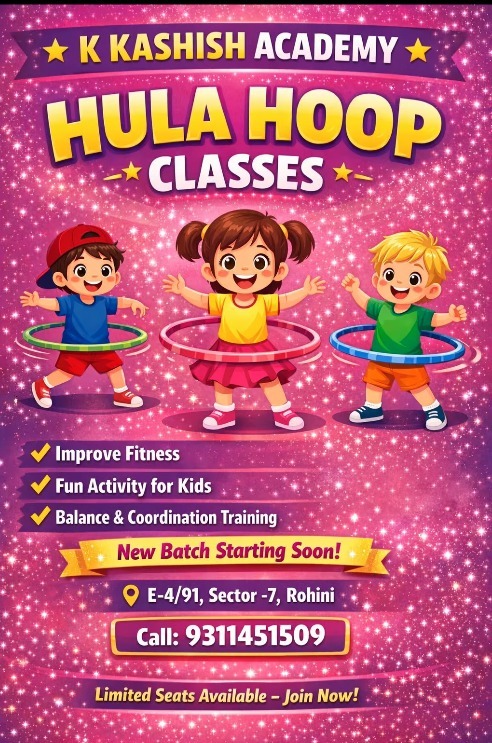 K KASHISH ACADEMY-Hula Hoop Classes for Kids