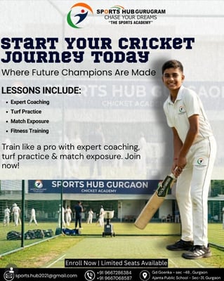 Sports Hub-Cricket Coaching for Kids