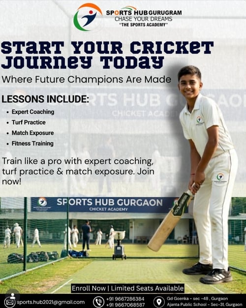Sports Hub-Cricket Coaching for Kids