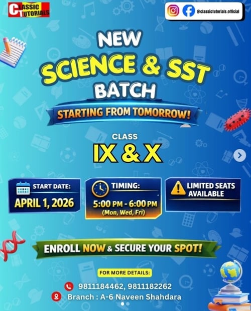 Classic Tutorials-New Science and SST Batch