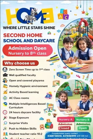 Second Home Playway & Daycare-Admissions Open