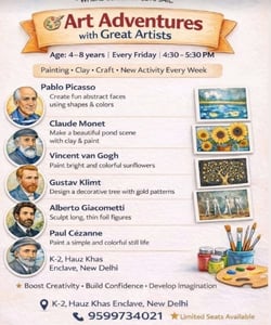 Kids Harbour-Famous Artists Fun Class for Kids