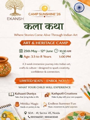 Ekansh-Indian Art and Heritage Camp for Kids