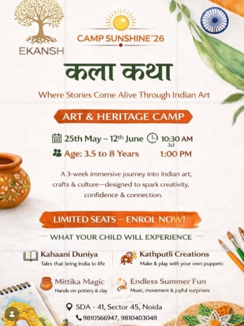 Ekansh-Indian Art and Heritage Camp for Kids
