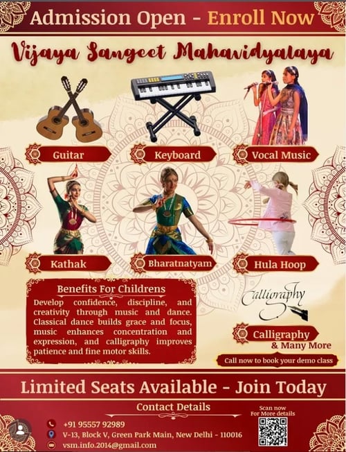 Vijaya sangeet mahavidyalaya-Admissions Open 2026