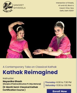 Sangeet Shyamala-Kathak Dance Classes