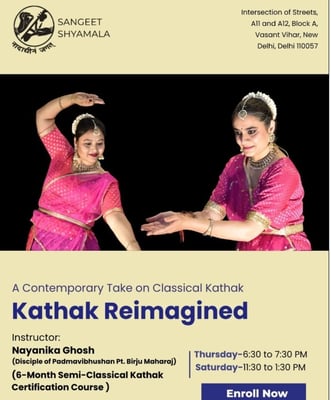 Sangeet Shyamala-Kathak Dance Classes