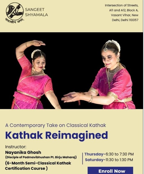 Sangeet Shyamala-Kathak Dance Classes