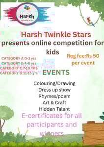 Harsh Twinkle Stars-Online Competitions for Kids