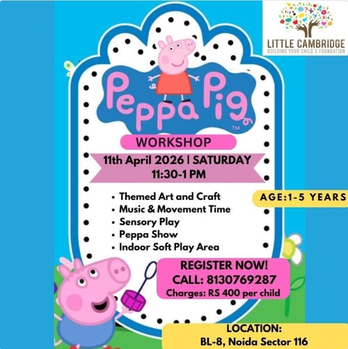 Little Cambridge-Peppa Pig Workshop for Kids