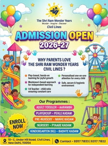 The Shri Ram Wonder Years-Admission Open 2026