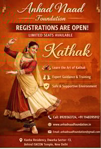 Anhad Naad Foundation-Kathak Classes for Kids