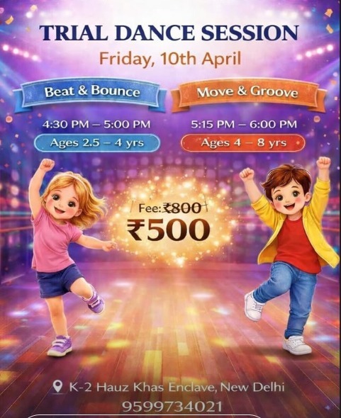 Kids Harbour-Dance Trial Sessions for Kids