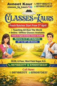 Classes By Kaurs-Online Tution Classes for Kids