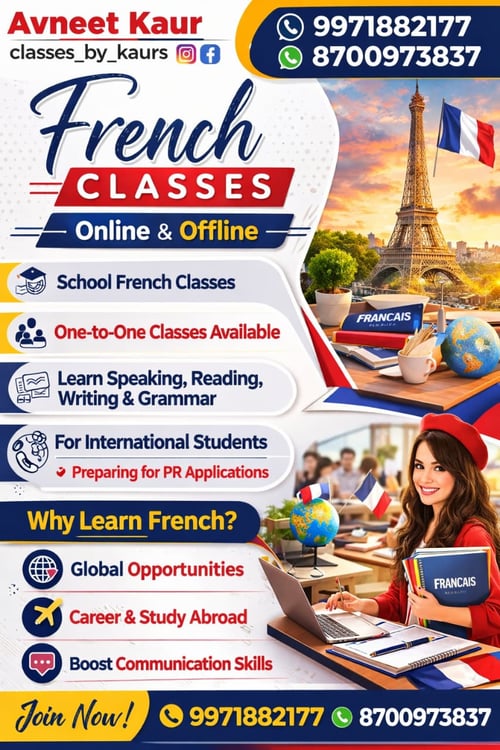 Classes By Kaurs-French Classes for Kids