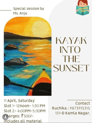 chronicles room-Sunset Kayak Art Workshop