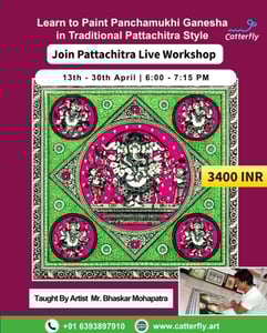 Catterfly Art and Culture-Panchamukhi Ganesha Pattachitra Workshop