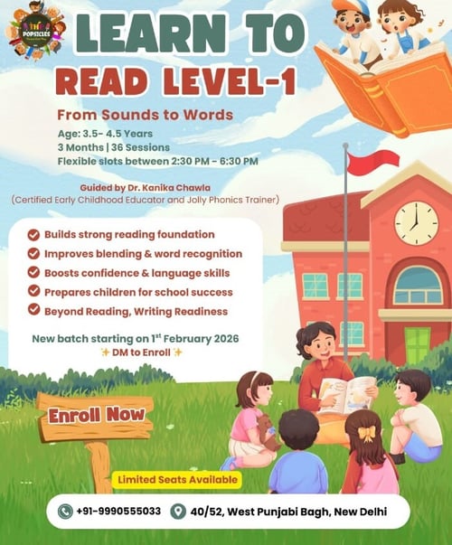 The Popsicles Early Learning Centre-Learn to Read Program Level 1