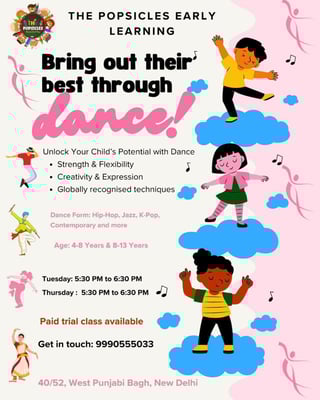 The Popsicles Early Learning Centre-Dance Classes for Kids
