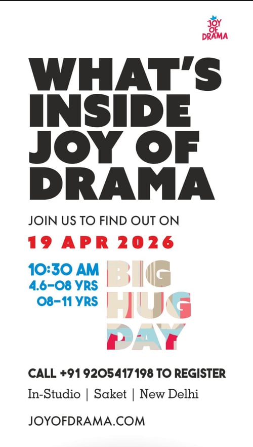 Joy of Drama-Big Hug Day Drama Workshop