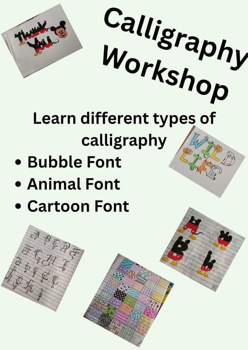 Ekaggas Learning Hub-Calligraphy Workshop for Kids
