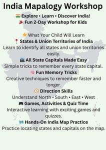 Ekaggas Learning Hub-India Mapology Adventure for Kids
