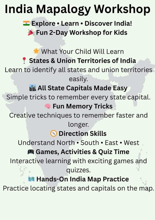 Ekaggas Learning Hub-India Mapology Adventure for Kids