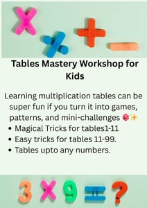 Ekaggas Learning Hub-Tables Mastery Workshop for Kids