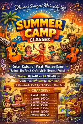 Dhwani Sangeet Mahavidyalaya-Summer Camp 2026