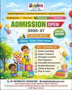 Dolphin Kinder Care-Admission Open for Kids