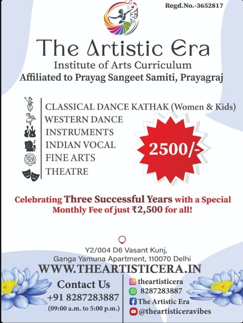 The Artistic Era-Admissions Open 2026