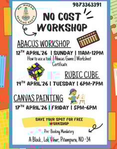 Ms Madan Reading Roots-Canvas Painting Workshop