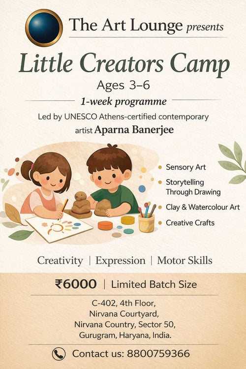 The Art Lounge-Little Creators Summer Camp 2026