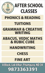 Ms Madan Reading Roots-After School Classes for Kids