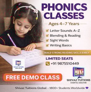 Shivaz Tuitions-Phonics Classes for Kids